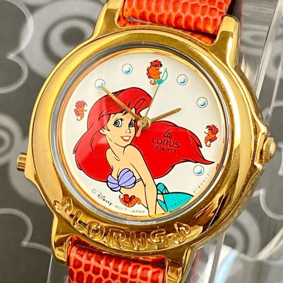 Vintage Disney x Lorus by Seiko Ariel The Little Mermaid Animated Musical Watch - Picture 1 of 17